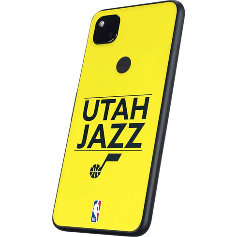 NBA Utah Jazz Standard - Yellow Google Pixel 4a Skin